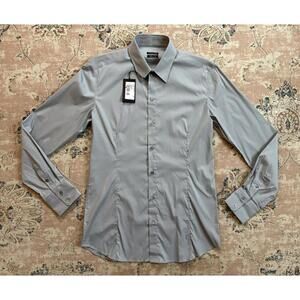 Patrizia Pepe Men’s Poplin Long Shirt Size 50 IT/EU (US 40 / Large) NWT